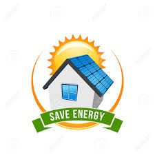Energieeinsparung ist der prozess der identifizierung von energieverschwendung und der ergreifung von maßnahmen zur reduzierung dieser verschwendung. Grune Energie Sparen Solarhaus Vektor Symbol Lizenzfrei Nutzbare Vektorgrafiken Clip Arts Illustrationen Image 87836694