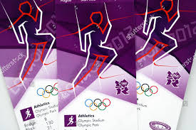 Tickets Athletics Event Olympic Stadium Editorial Stock