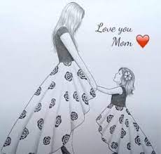 See more ideas about mothers day cartoon, drawings, cartoon drawings. Mother S Day Drawings With Pencil For Beginners How To Draw Mother S Day Drawing