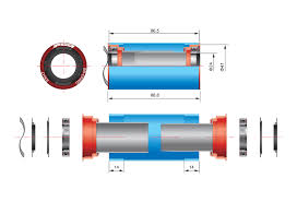 Un boitier pedalier shimano ce n'est pas juste un boitier. Boitier De Pedalier Cyclingceramic Bb86 Shimano Rouge Alltricks Fr