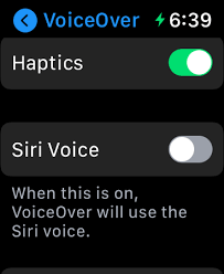 On your apple watch, tap settings > siri. Apple Watch App Use Siri Voice In Voiceov Apple Community