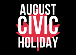 The civic holiday is a holiday observed in most provinces and territories on the first monday of there are references to civic holidays dating back to the mid 1850s when various cities in upper. Civic Holiday 2019 Department Of Art History