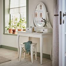 Perfect combination of solid wood and mdf materials. Hemnes Dressing Table With Mirror White 100x50 Cm Ikea