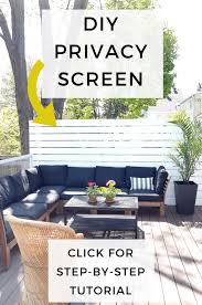These can be built on the ground, on a rooftop terrace or on a platform structure, such as a balcony or a deck. How To Build A Privacy Screen For Your Deck The Sweetest Digs