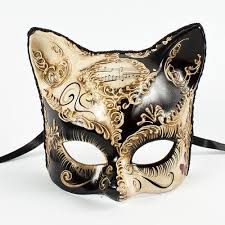 Black And Gold Masquerade Mask Black Gold Venetian Cat Masquerade Mask Cat Masquerade Mask Masks Masquerade Gold Masquerade Mask