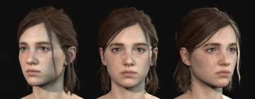 She serves as the deuteragonist of the last of us, the playable protagonist of the last of us: Ellie S Face Model In The Last Of Us Part Ii Image Ps4