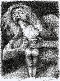 It is usually interpreted as being a portrait of the titan saturn from greek and roman mythology. Saturn Devouring His Son Batuhan Coskuner Drawings Illustration Fantasy Mythology Mythology Roman Other Roman Artpal