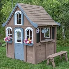 Kidkraft Forestview Ii Wooden Playhouse Target Buildaplayhouse Wooden Playhouse Build A Playhouse Play Houses