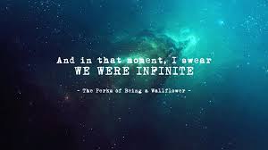 The laughter expresses giddiness and joy that are new emotions for charlie. And In That Moment I Sear We Were Infinite Text The Perks Of Being A Wallflower Universe Quote Novels Hd Wallpaper Wallpaper Flare