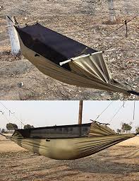 With thousands of holes per square inch. Free Soldier Outdoor Survival Multi Function Portable Hanging Bed With Mosquito Net Lightweight Tactical Parachut Hammock Backpacking Hammock Parachute Hammock