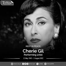 Actor and singer Cherie Gil -- born Evangeline Rose Gil Eigenmann and a  member of a family of performing artists which includes her father Eddie  Mesa, mother Rosemarie Gil, and brothers Michael