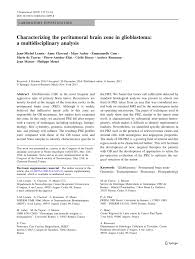 Pour les articles homonymes, voir henry. Pdf Characterizing The Peritumoral Brain Zone In Glioblastoma A Multidisciplinary Analysis