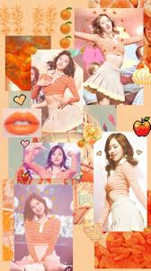 #chaeyoung #aesthetic twice #twice #twice capa #twice layouts #twice icons #twice chaeyoung #twitter #headers. Twice Mina Wallpaper Lockscreen Hd Fondo De Pantalla Aesthetic Collage Orange Wallpapers Bonitos Myoui Mina Wallpeper Tumblr