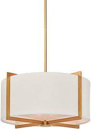 Motini 3 Light Drum Pendant Light Classic Ceiling Pendant Chandelier Fixture With Drum Shade Brass Ceiling Pendant Drum Pendant Chandelier Drum Light Fixture