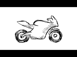 Download 15,345 cartoon motorcycle stock illustrations, vectors & clipart for free or amazingly low rates! How To Draw A Cartoon Motorbike Sketch Drawing Of A Bike Youtube