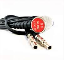 Transducer, .5" diameter, 2.25 MHz, dual composite element with integrated  (potted) cable