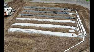 The slope of the hill is 15 degrees or less. Installing A New Septic System Youtube