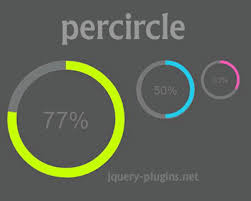 Percircle Css Percentage Circle With Jquery Css Circle