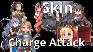 Granblue Fantasy April Fool Skins Charge Attack Youtube