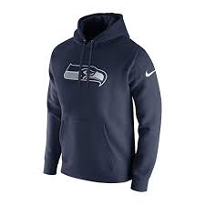 Nike Mens Seattle Seahawks Pullover Fleece Club Hoodie
