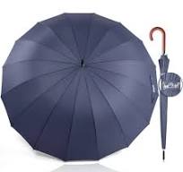 Large Umbrella with Wood Handle Walking Stick 54" Royal Walk