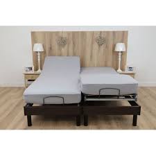 Drap Housse Gris Pour Lit Articule 180x200cm En 2020 Drap Housse Lit Lit 2 Places