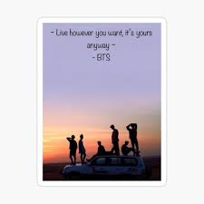 These words of wisdom inspire whether you're an army or not. Bts Quotes Art Board Print By Theanimewolf18 Redbubble