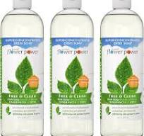 Natural Flower Power Liquid Dish Soap – Free & Clear (Unscented) –  Plant-Based & Scented w/ Pure Essential Oils – Natural Dishwashing  Detergent – ...