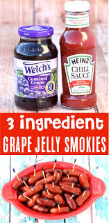 Little Smokies Crockpot Grape Jelly Easy Recipe Best Appetizer Ever Grape Recipes Smokies Recipe Little Smokies Recipes
