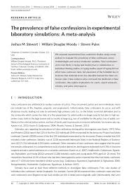 ■ do i try to keep sunday as a day of prayer, rest, and relaxation, avoiding unnecessary work? Pdf The Prevalence Of False Confessions In Experimental Laboratory Simulations A Meta Analysis