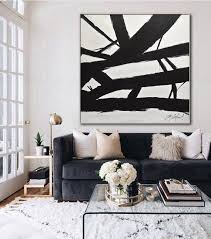 ( 0.0 ) stars out of 5 stars write a review Minimalist Painting Black And White Abstract Art Large Wall Etsy Gold Living Room Living Room Decor Modern Minimalist Living Room
