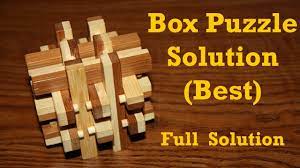 It is made up of 6 smaller parts. Box Puzzle Solution Good Youtube