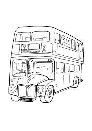 Angleterre Bus Page 4 Sur 24 Sur Hugolescargot Com Coloriage Dessin Bus Drapeau Anglais A Colorier