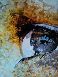 I have this thing with macro shots of eyes. Crying Eye Acrylic On Canvas 80 X55 Cm Heshan Gunasekara Flickr