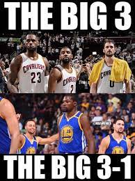 Nba Memes Big 3 Vs Big 3 1 Credit Gswhu Facebook