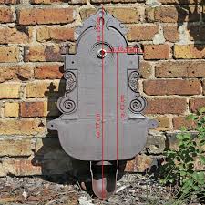 Clgarden Wandbrunnen Wb1 Design Gartenbrunnen Wasserzapfstelle Mit Waschbecken Amazon De Garten Wandbrunnen Wasserzapfstelle Gartenbrunnen