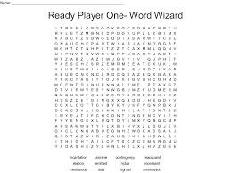 Wizard of words game answers. Ready Player One Word Wizard Word Search Wordmint