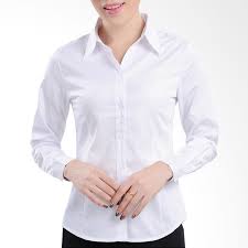 Adore Kemeja Classic White Atasan Wanita Kemeja Putih Kemeja Cocok