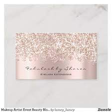 3.5 x 2.0full color cmyk print processdouble sided printing for no additional cost100% satisfaction. Makeup Artist Event Beauty Blogger Glitter Vip Business Card Zazzle Com Makeup Artist Business Artist Business Cards Makeup Business Cards