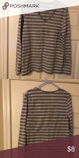 Black And Grey Striped Long Sleeve Shirt Long Sleeve Shirt Long Sleeve Shirts Grey Striped Shirt Long Sleeve