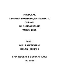 Check spelling or type a new query. Contoh Proposal Mtq Masnurul