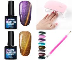 Paletar nuante oja semipermanenta lnb.dimensiuni : Kit Oja Semipermanenta Chameleon Cat Eye Hera Shop