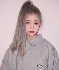 ไอเด ย ส ผม ส บลอนด เทา แบบสาวเกาหล ส ผม ผมส สวย ผมสวย