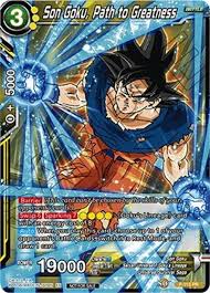 Watch dragon ball super episodes with english subtitles and follow goku and his friends as they take on their strongest foe yet, the god of destruction. Son Goku Path To Greatness Power Booster Promotion Cards Dragon Ball Super Ccg Tcgplayer Com