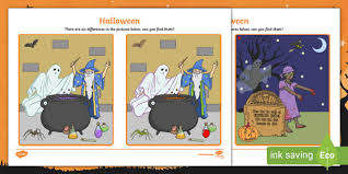 Check spelling or type a new query. Halloween Spot The Difference Printable Worksheet