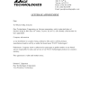 Company name or letterhead address city, state zip. 1