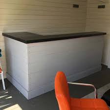 The gables on this store front are ultra batten in a brimstone print. Rustic Wooden Home Bars Uk For Man Caves Birmingham