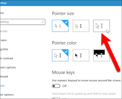 Jul 08, 2019 · to find this option, head to settings > ease of access > cursor & pointer. How To Change The Size And Color Of The Mouse Pointer In Windows Programmer Sought