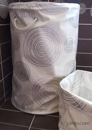 Ces sacs de rangement en tissu sont bien pratiques. Diy Les Paniers De Rangement En Tissu