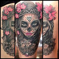 Check spelling or type a new query. Mexican Style Sugar Skull Dia De Los Muertos Tattoo